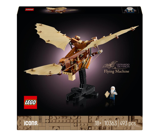 LEGO Icons 10363 Maszyna latająca Leonarda da Vinci - 1298069 - zdjęcie